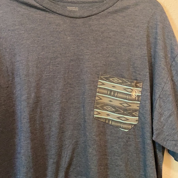 Volcom Tee with Accent Pocket - Picture 2 of 3